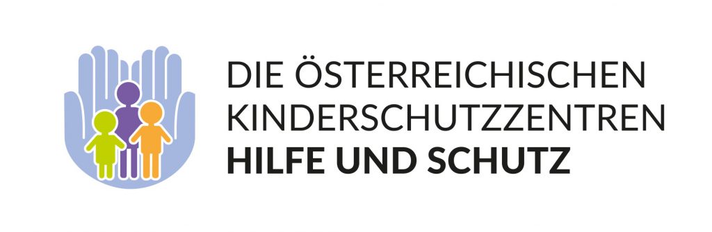 Die Österreichischen Kinderschutzzentren Hilfe und Schutz Logo